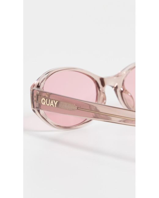 Quay Black Aura Points Sunglasses