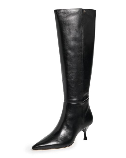 Larroude Black Georgia Boots