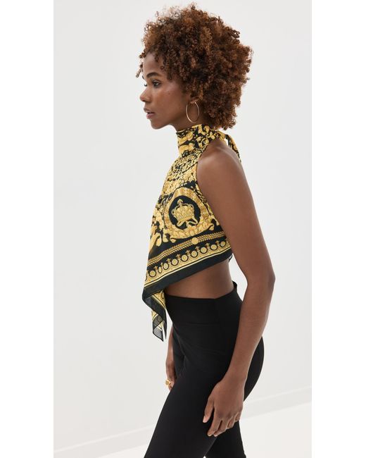 versace print top