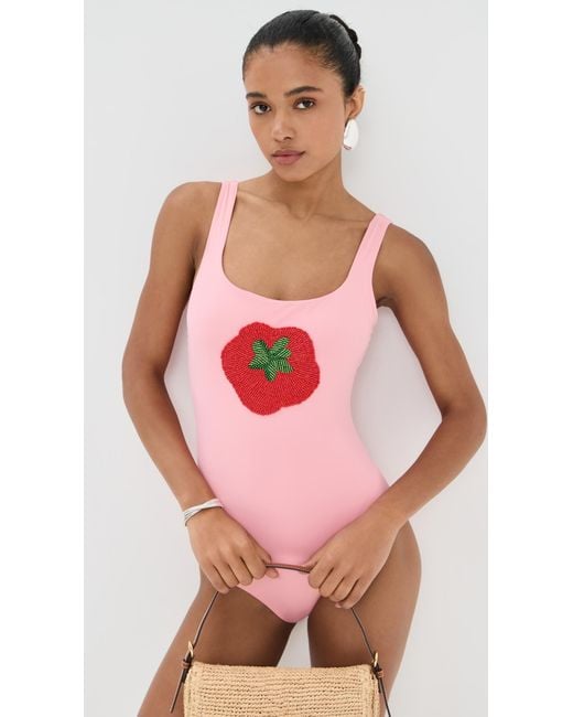 Staud Pink Lea One Piece