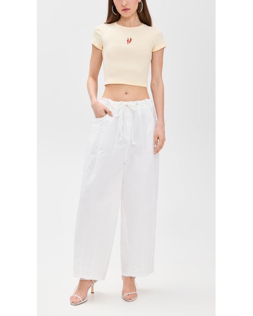 Lioness White Riptide Pants