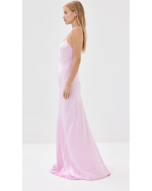 Victoria Beckham Pink Low Back Cami Dress