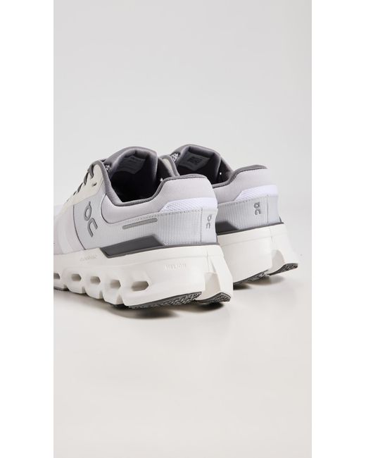 On Shoes White Cloudrunner 2 Sneakers for men
