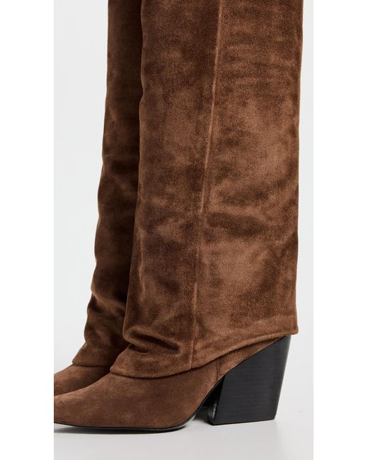 Black Suede Studio Brown Nev Boots