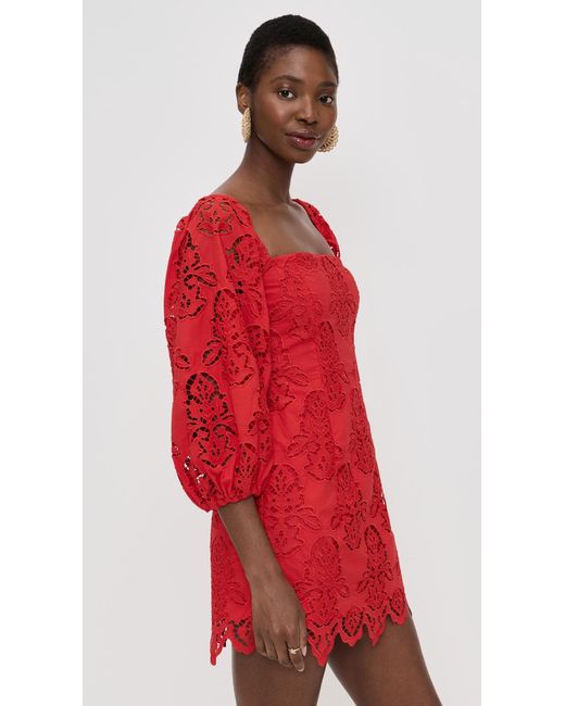Cara Cara Red Montauk Dress