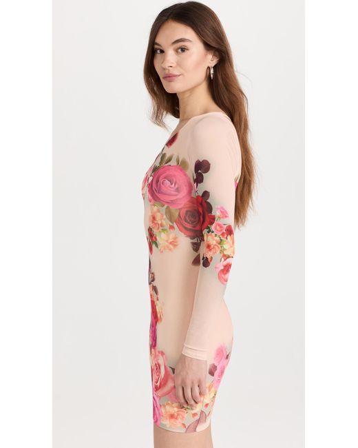 AFRM Pink Afr Zhuri One Houder Ini Dre With Open Back Detai Nude Roe Wir