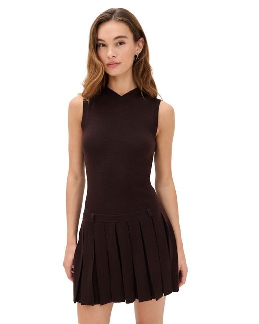 Sandy Liang Black Millie Dress