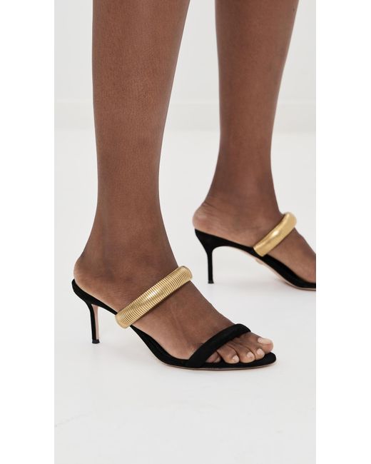 Veronica Beard Black Tobin Sandals