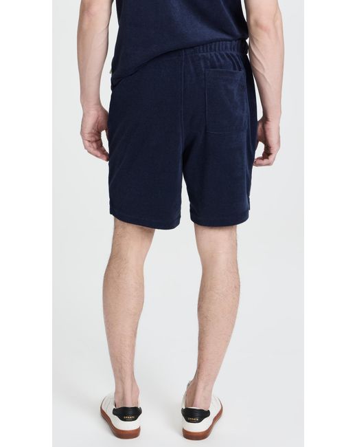 Onia Blue Towe Terry Pu On Hort for men