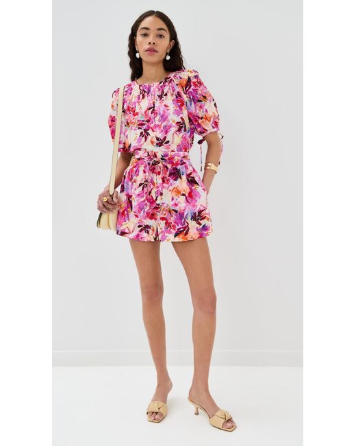 Ulla Johnson Red Rowan Short