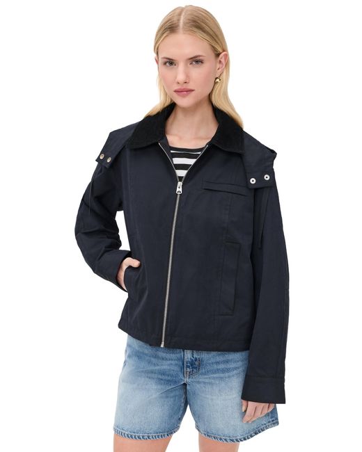 Alex Mill Black Kenzie Zip Jacket