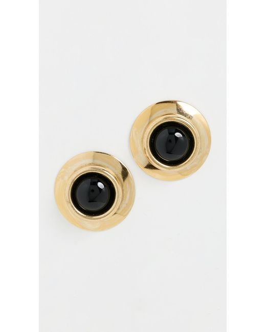 Jennifer Behr Black Alva Earrings