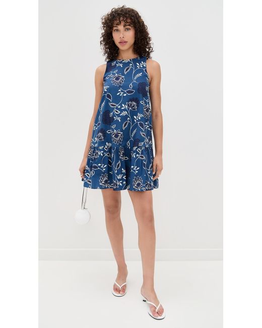 Tanya Taylor Blue Jessie Dress