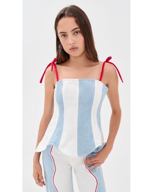 Sixxta White Caribe Top