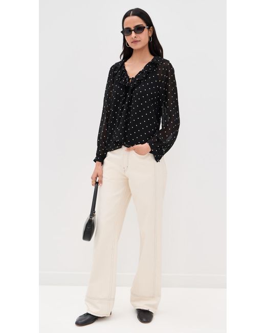 Rails Black Honora Top