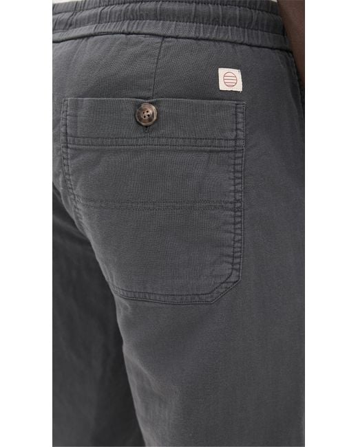 Marine Layer Black Saturday Stretch Beach Pants for men