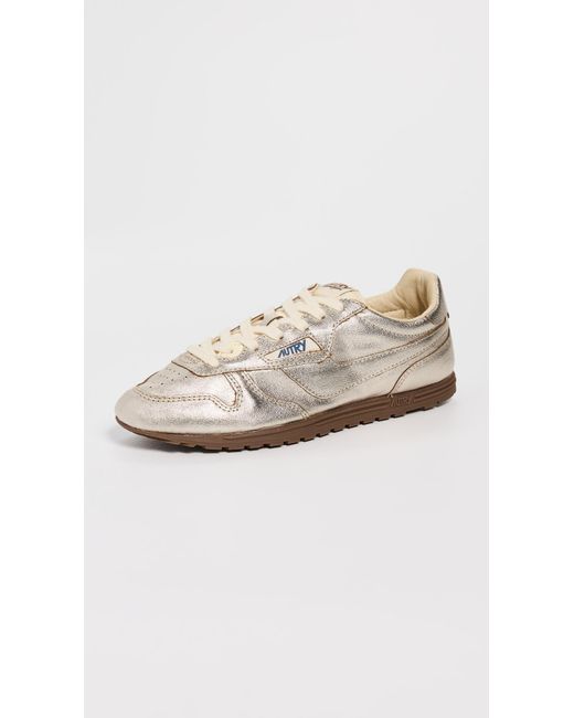 Autry White Windspin Low Sneakers