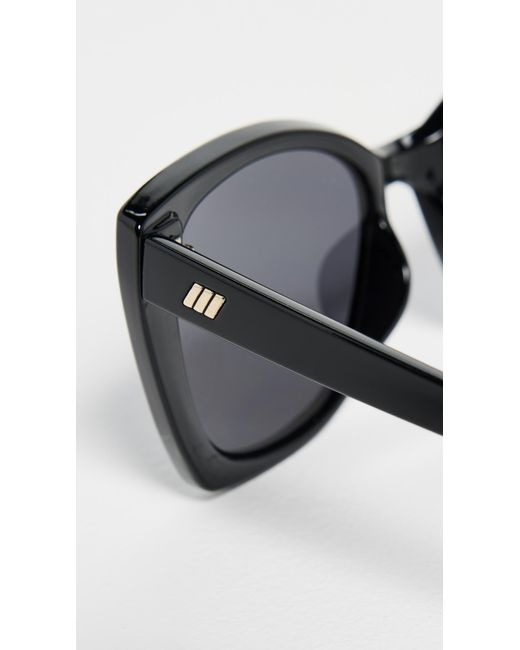 Le Specs Black Incantation Sunglasses