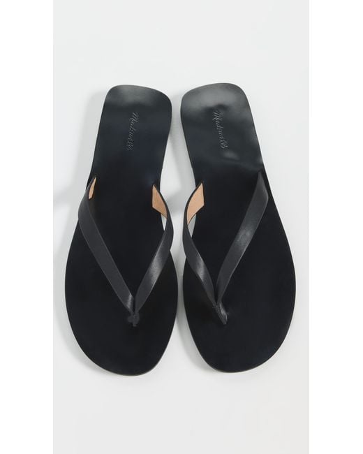 Madewell Black Greene Flip Flops