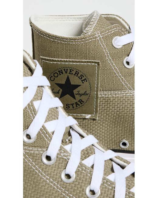 Converse White Chuck Taylor Canvas Jacquard Sneakers for men