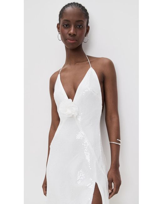 Lined Sequin Party Dress Bardot | Dresses | Bardot Sequin Halter Dress  Brown Sequin Dress