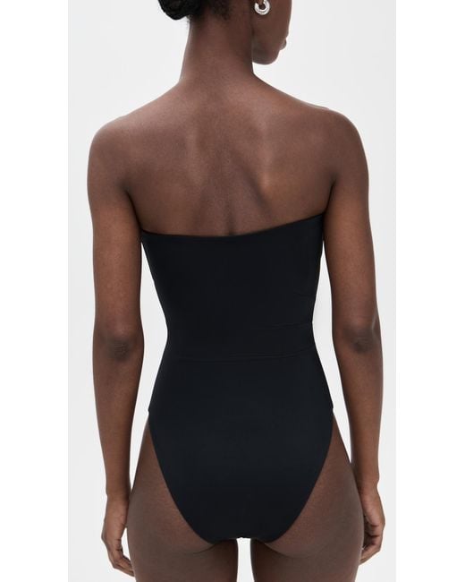 Onia Black Bardot One Piece
