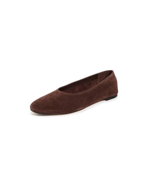 Reformation Brown Maren Ballet Flats