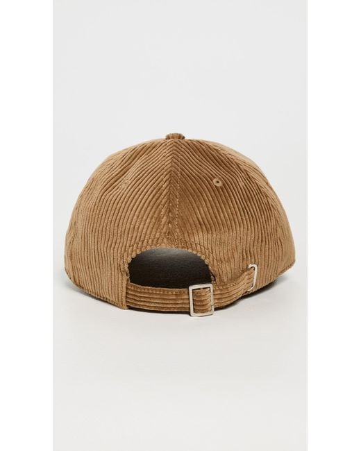 Lacoste White Corduroy Cap