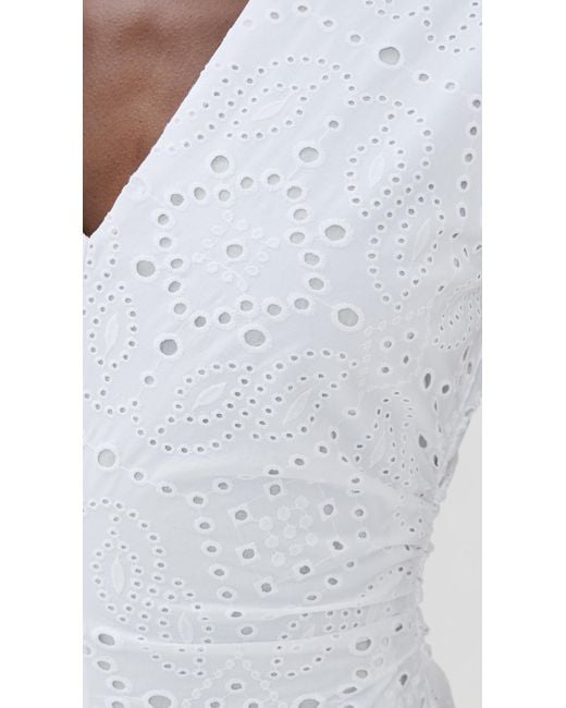 Veronica Beard White Aven Dress