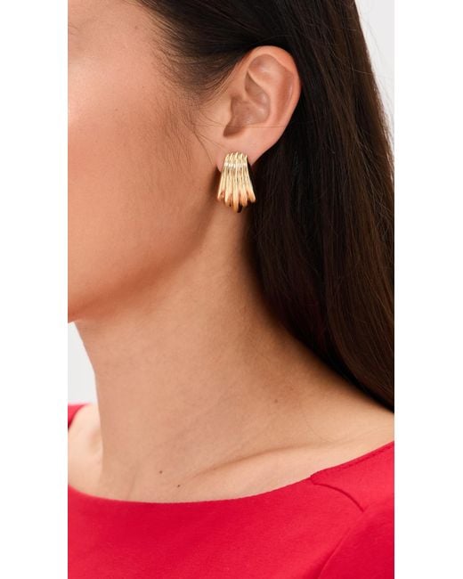 Luv Aj White The Sundown Statement Stud Earrings