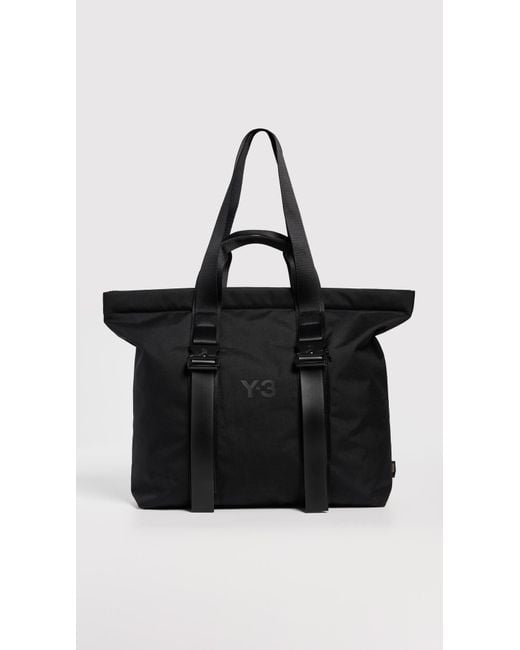 Y-3 Black Utility Tote for men