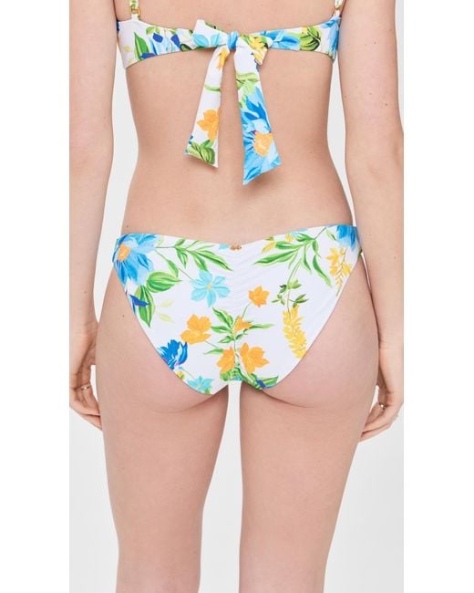 PQ Swim Blue Basic Ruched Bikini Bottoms