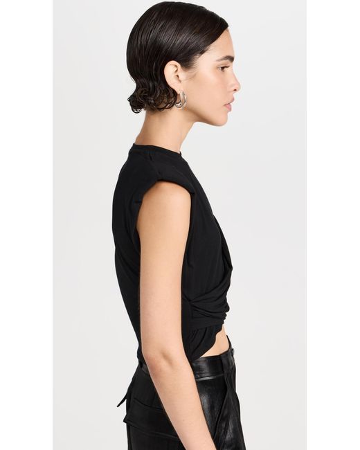 Jonathan Simkhai Black Estelle Top