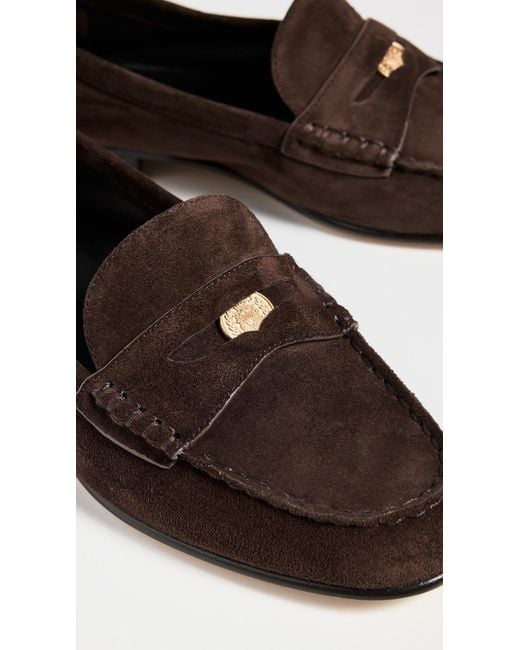 Veronica Beard Brown Penny Flats
