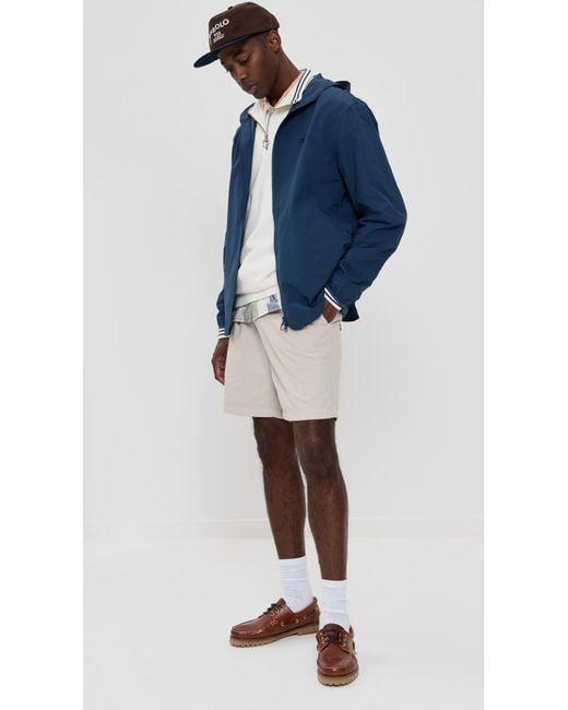 Barbour Blue Newhill Showerproof Rain Jacket for men