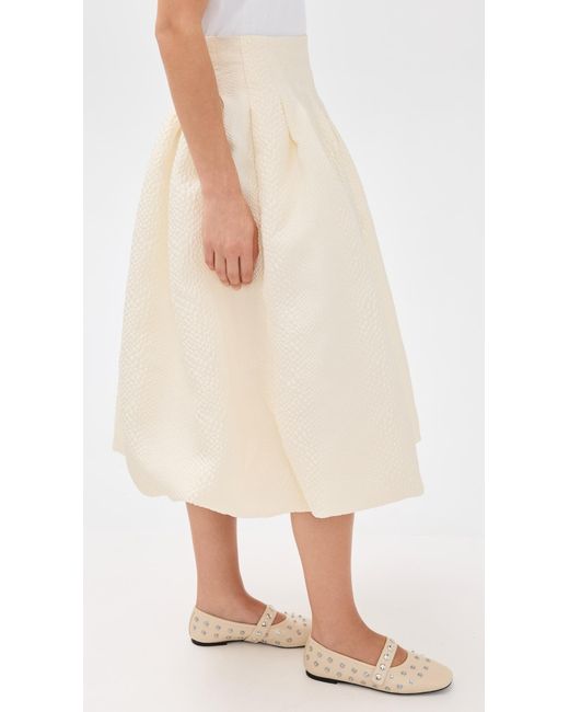 Sea Natural Fayetta Embossed Bubble Skirt