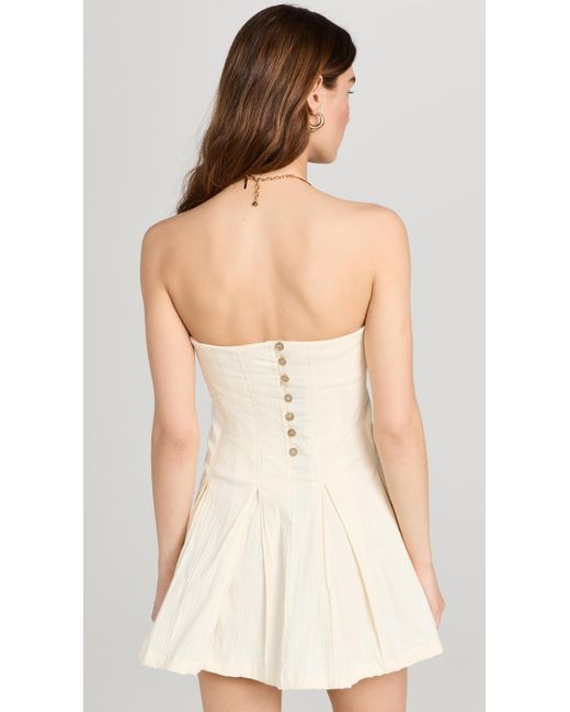 Free People Natural Free Peope Made Me Smie Mini Dress Fa Couds