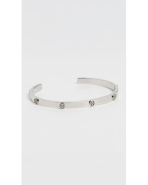 Tory Burch Black Miller Stud Thin Cuff
