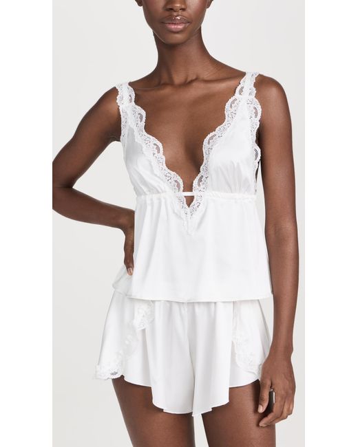 KAT THE LABEL White Murphy Camisole