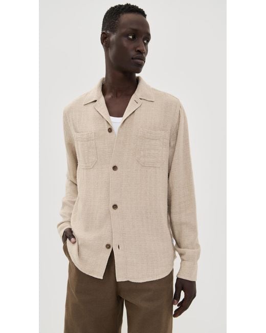 Les Deux Natural Hamilton Overshirt for men