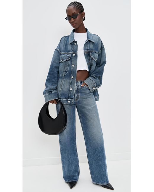Agolde Blue Reworked Wayne Jacket