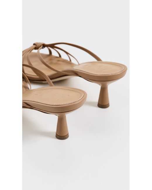Aeyde Black Abby Nappa Leather Sandals
