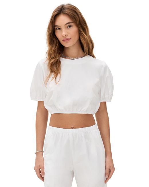 Le Bos White Lillian Blouse