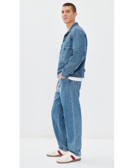 Levi's Blue Type I Denim Trucker Jacket for men