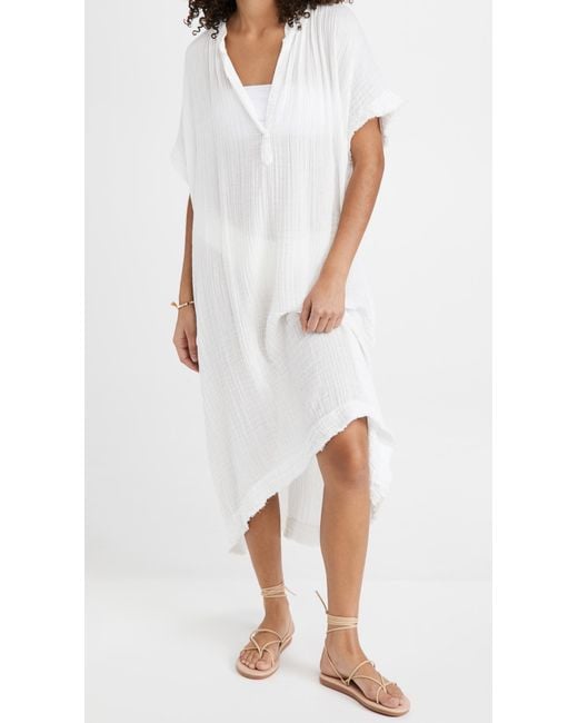 9seed White Tunisia Caftan