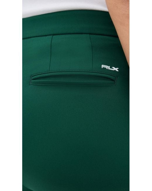 Ralph Lauren Green Eagle Nylon Stretch Pant