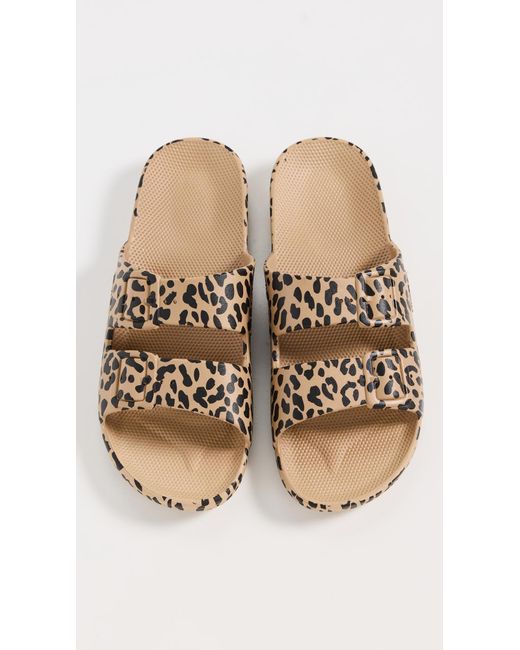 FREEDOM MOSES Natural Leo Slides
