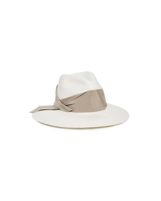 Freya White Gardenia Hat