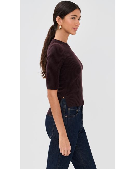 Veronica Beard Black Emil Cashmere Pullover