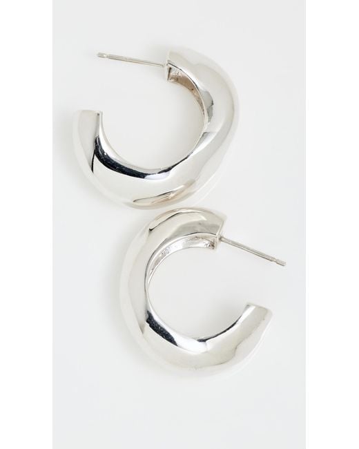 Agmes Metallic Medium Celia Hoops